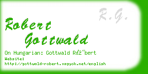 robert gottwald business card